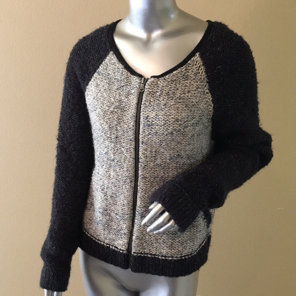 American Eagle Outfitters metallic zip-up … - Picture 6 of 10